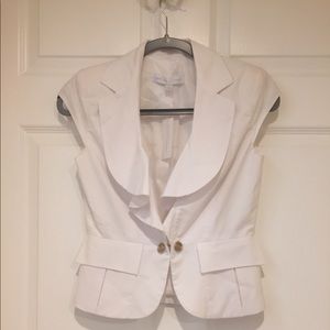New York and Company sleeveless suit jacket